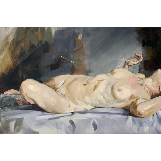 Janusz Szpyt, Necklace, 2019, Oil on Canvas For Sale - Image 4 of 6