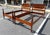 Pair of Vintage Mahogany Twin Bed Frames With Oval Panel Headboards For Sale - Image 4 of 15