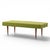 Mid-Century Modern Milo Baughman for Thayer Coggin Mid Century Walnut Upholstered Bench For Sale - Image 3 of 10