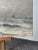 Paper Vintage Steely Seascape Painting on Board, Signed by the Artist, Circa Mid-20th Century For Sale - Image 7 of 14