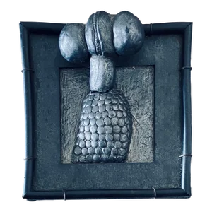 Carol K. Brown Abstract Mixed Media Biomorphic Wall Sculpture by Carol K Brown, 1995