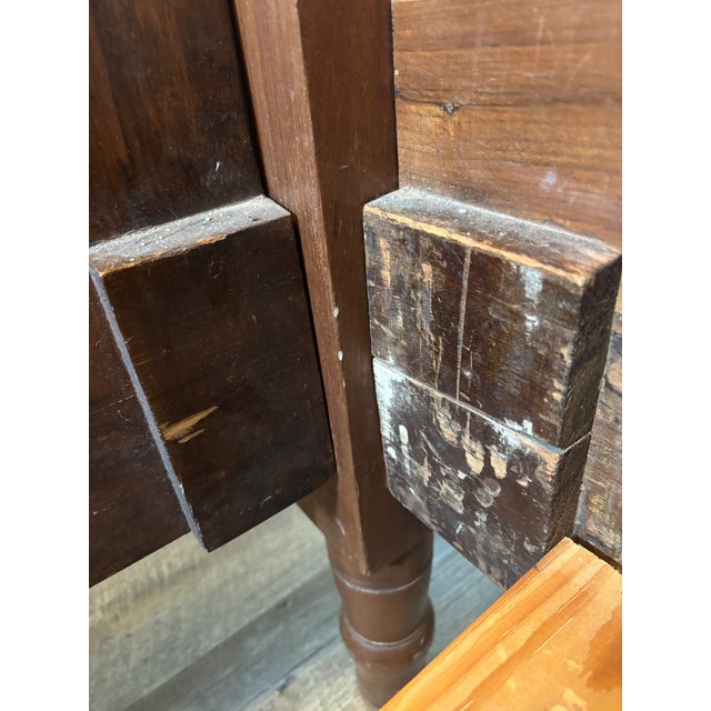 19th Century Texas Biedermeier High-Tester Bed | Galveston Origin | Solid Walnut | 170-Year Provenance | Antique Double/Full For Sale - Image 14 of 15