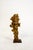 Mid-Century Modern Fire-Gilded Terracotta Sculpture with a Wrought Iron Base by Pozzi, 1950s For Sale - Image 3 of 6