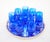 Val Saint Lambert Cobalt Blue Tableware Crystal Water, Service for 12 People For Sale - Image 12 of 13