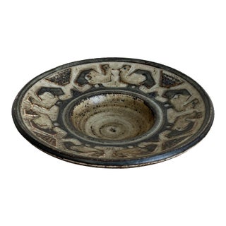 Jørgen Mogensen Royal Copenhagen Ceramic Bird Dish Stoneware Denmark Mid-Century Modern 1960s For Sale