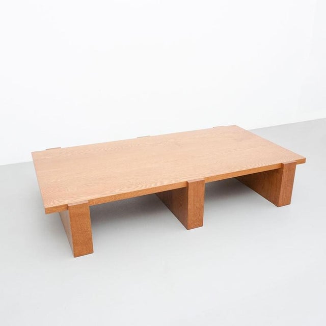 Mid-Century Modern Mid-Century Modern Oak Low Center Table from Dada Est For Sale - Image 3 of 16