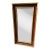 Antique American Empire Mahogany and Gold Paint Ogee Hall Mirror, Circa 1830’s For Sale