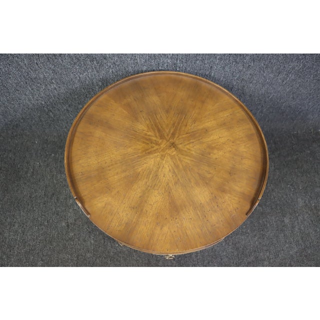 French John Widdicomb Louis XVI Style Fruitwood Side Table For Sale - Image 3 of 8