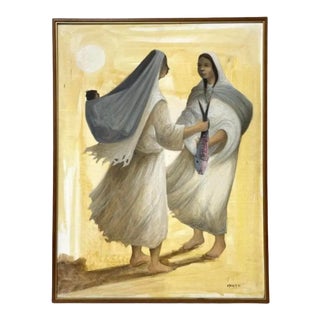 Mexican Oil Painting, 1970s For Sale