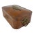 Quality Antique 19th Century Handmade Wood Bronze Writing Lap Desk Domed Box For Sale