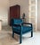 Textile Pair Re-Upholstered Emerald Green Velvet Parsons Lounge Chairs Milo Baughman For Sale - Image 7 of 18