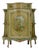 Venetian Baroque Curved Cabinet with Pastoral Scene, 1900 For Sale