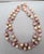 Vintage 1960s Signed Vendome Pink Beaded Faux-Pearl Necklace For Sale - Image 9 of 11