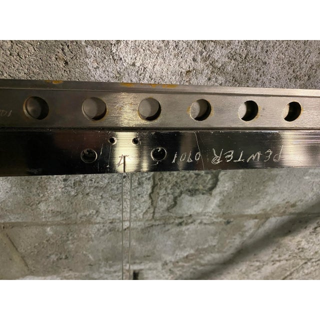 Transparent Early 21st C Modern Sliding Glass Fireplace Screen For Sale - Image 8 of 12