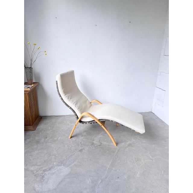 Vintage Bentwood Deck Chair by Kim Samson for Ikea, 1980s For Sale - Image 18 of 18