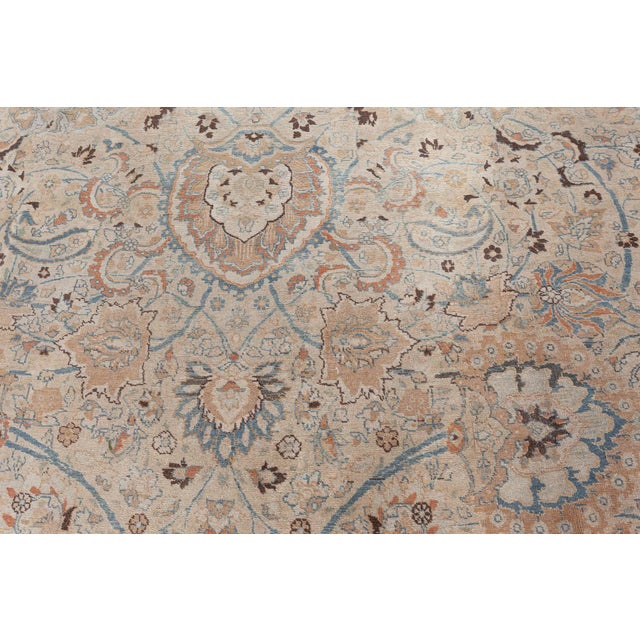 Fine 1920s Persian Khorassan Handmade Wool Rug For Sale - Image 9 of 10