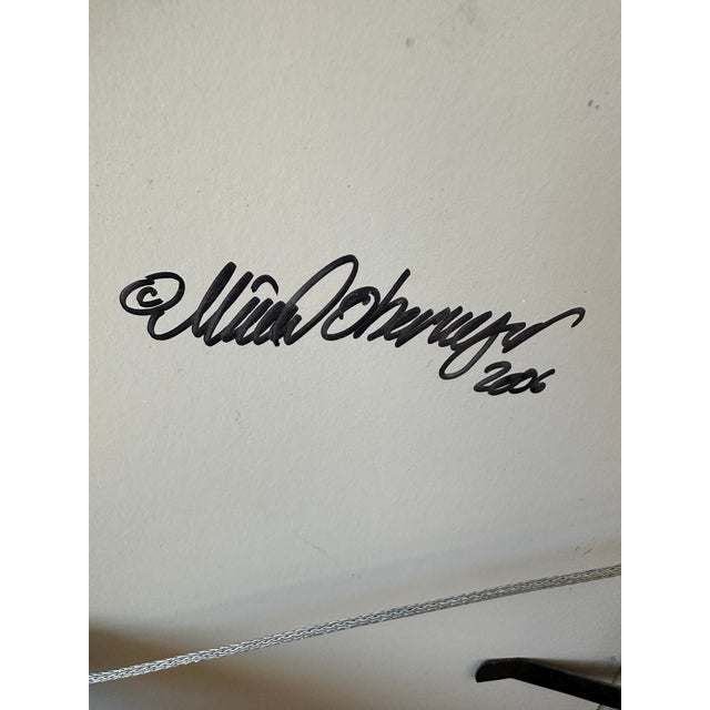 Black Vintage Plein Air Painting “Through the Trees” 2006 For Sale - Image 8 of 12