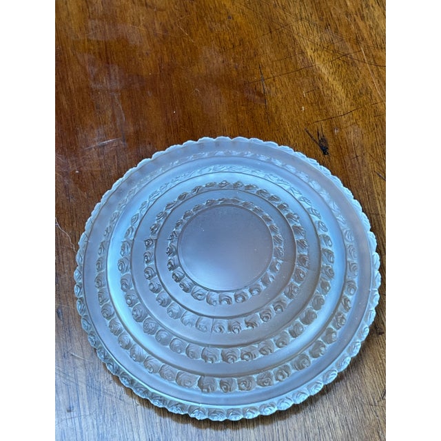 Transparent Vintage Lalique Crystal Enfants Box For Sale - Image 8 of 9