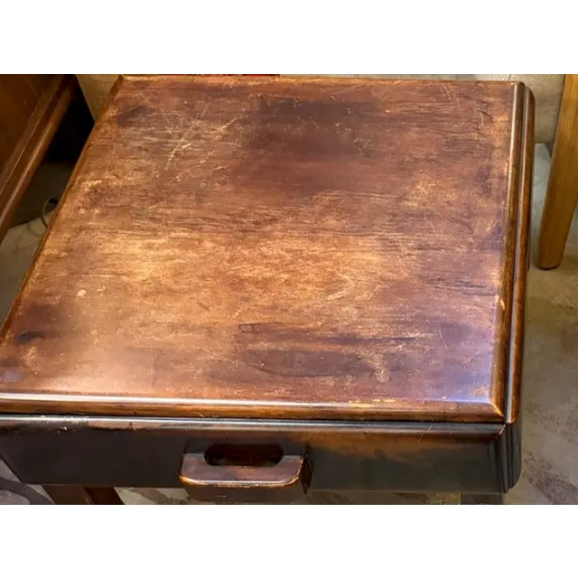 Mid Century Low Side Table With Drawer For Sale In New York - Image 6 of 7