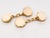 Vintage 18k Gold & Moonstone Cabochon Cufflinks For Sale - Image 4 of 11