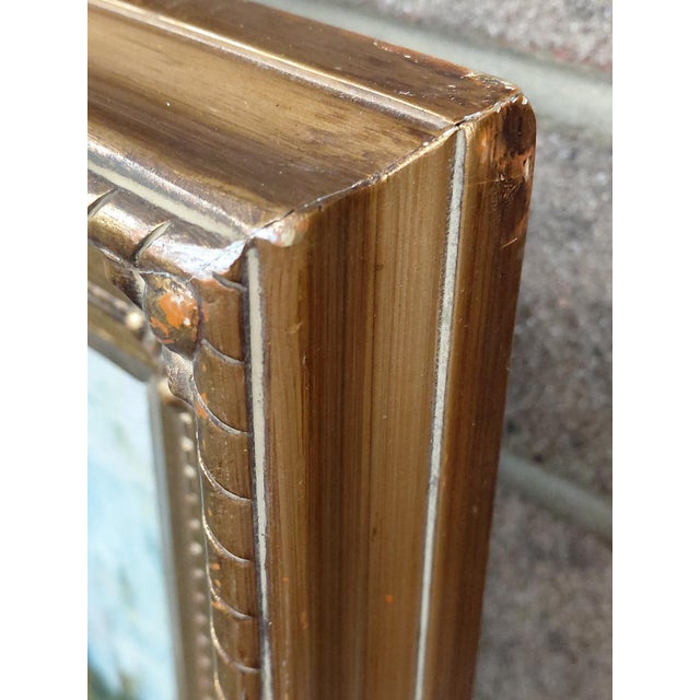 Framed Signed Gentle Waterfall Painting on Canvas For Sale - Image 13 of 15