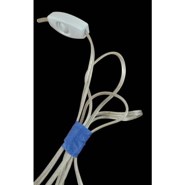 Vintage Bauer Pale Pink Lucite Stacked Mid Century Modern Table Lamp For Sale In West Palm - Image 6 of 7