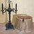 Vintage Victorian Candelabra Table Lamp – Ornate Metalwork & Embroidered Shade, 30” For Sale - Image 17 of 18
