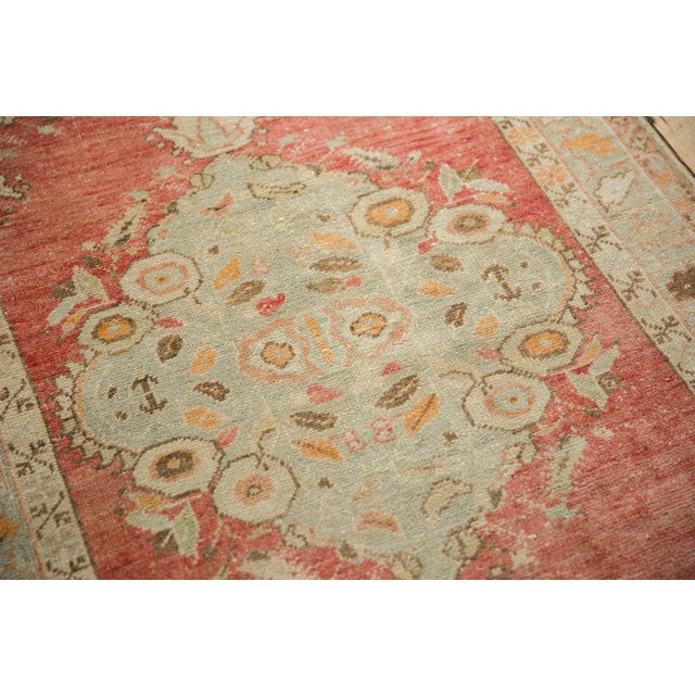 Old New House 1960s Vintage Turkish Oushak Medallion Multicolor Wool Rug For Sale - Image 4 of 10