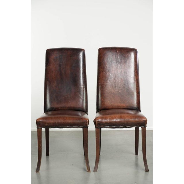 This beautiful set of 6 sheepskin dining chairs is full of character and crafted in the most beautiful colors. The chairs...