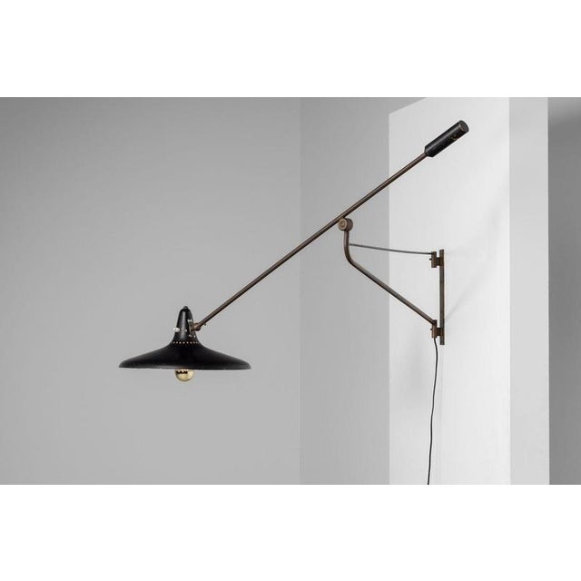 Joe Colombo Articulating Wall Lamp from Stilnovo, Italy, 1950s For Sale - Image 4 of 18