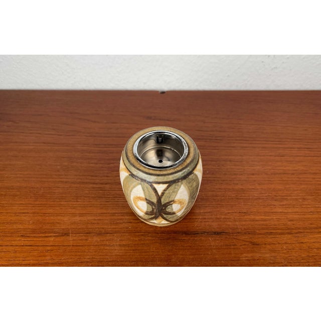 Mid-Century Modern Danish Studio Pottery Candleholder from Søholm, 1960s For Sale - Image 6 of 10