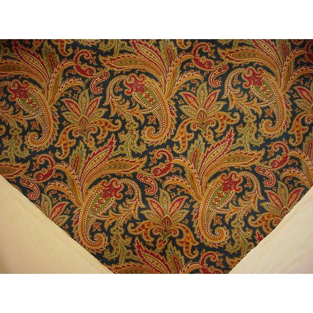 Traditional Ralph Lauren Whittington Paisley Peacock Velvet Upholstery