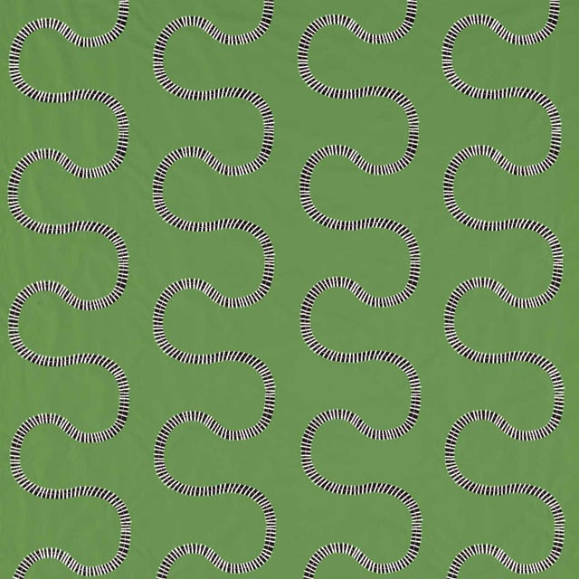 Harlequin Michi Fabric in Forest/Black Earth/First Light - a Sample For Sale