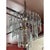 A shimmering three tiered glass chandelier from the 1960s is on offer here. This has such a light presence and would look...