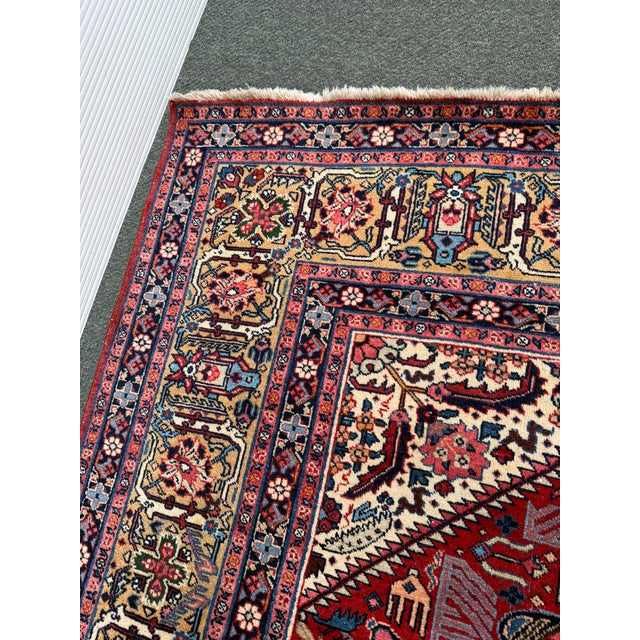 8ft 2in × 11ft 10in Josheghan Hand Knotted Iranian Jewel Tone Rug For Sale In San Francisco - Image 6 of 13