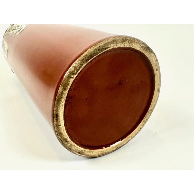 Large Mid-Century Modern German Fat Lava Ceramic Bottle, 1960s, in Flawless conditions. Designed 1960 to 1969