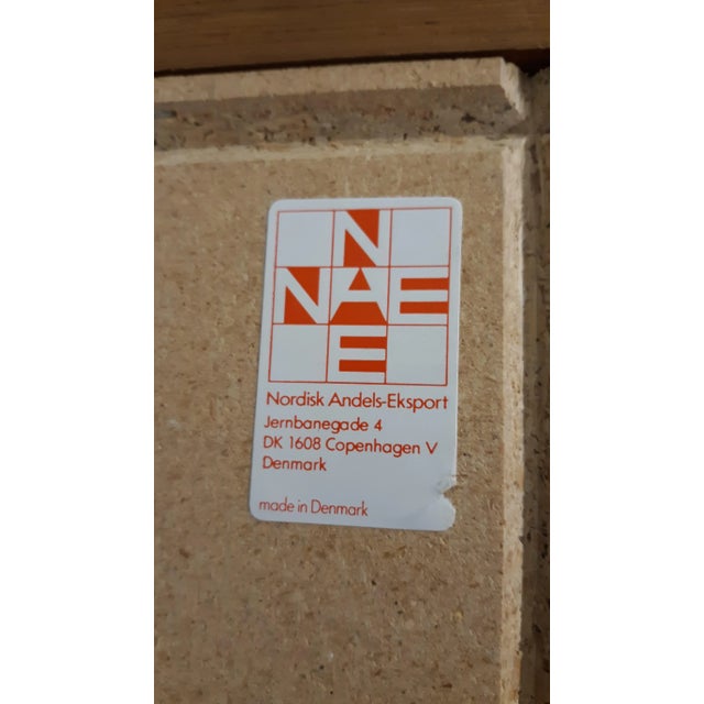 Mid-Century Modern Mid 20th Century Danish Teak Mirror by Nordisk Andels-Eksport For Sale - Image 3 of 10