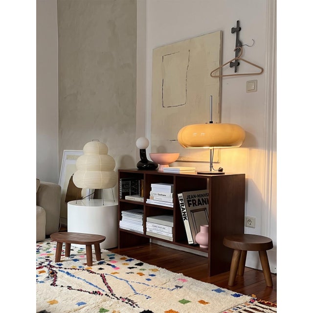 Modern Boujad Rug | Handwoven Wool Rug in Ivory with Confetti Dots & Diamond Motifs This playful modern Boujad rug...