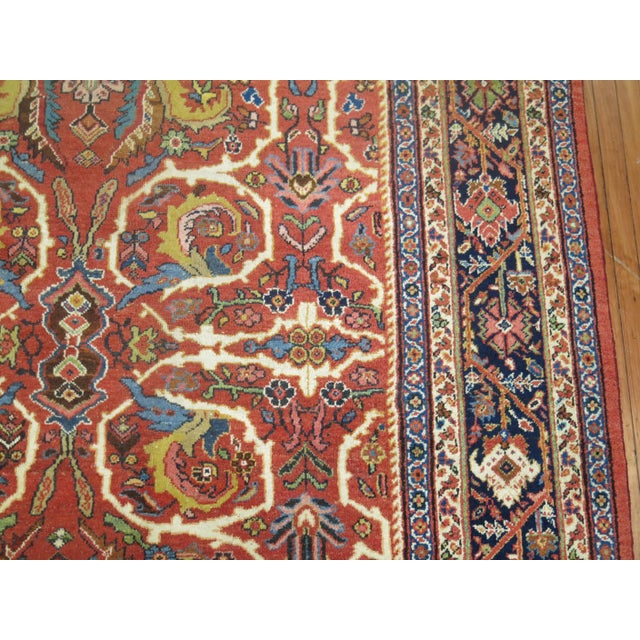 Zabihi Collection Antique Persian Mahal Sultanabad Rug - 10'4" x 13'8" For Sale - Image 10 of 12