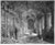 Interior view of the substructures of the Arcades of the temple of Hercules in Tivoli (\.) is an original etching realized...