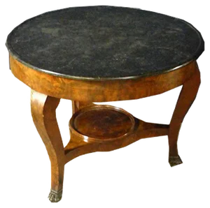 Antique Mahogany Salon Pedestal