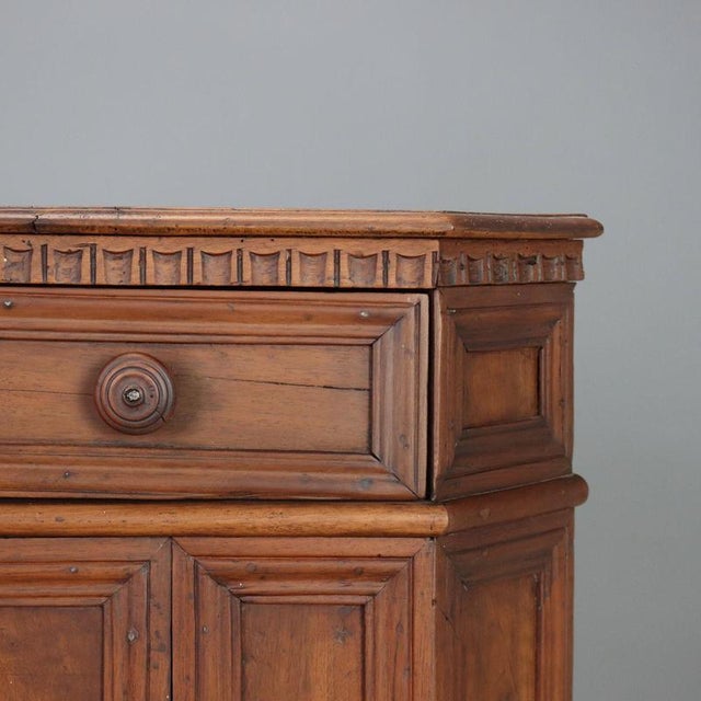 Antique Baroque Wood Corner Cabinet For Sale - Image 6 of 11