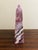 A stunning neoclassical or Grand Tour style solid marble red, purple & brown obelisk Measures: 2.63"W x 2.63"D x 10"H....