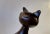 Ceramic Scandinavian Glazed Ceramic Cat Vase by Bjerre, 1970s For Sale - Image 7 of 11