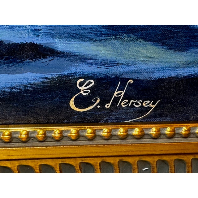 British Maritime Oil Masterpiece Windermere Ascendancy — Fairline Squadron 50 Under Cumbrian Skies Edward Hersey (British,...