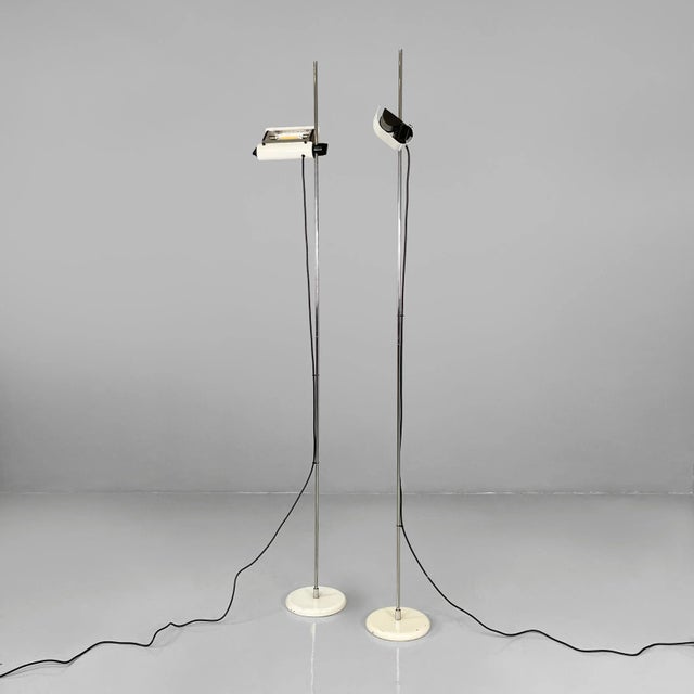 Italian Metal LED Floor Lamp, 1970s For Sale - Image 3 of 18