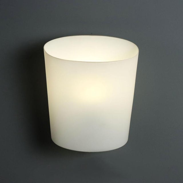 Opaline Glass Wall Lamp, 1980s For Sale - Image 3 of 9
