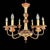 Lacquered Wood Chandelier, 1970s For Sale - Image 4 of 12