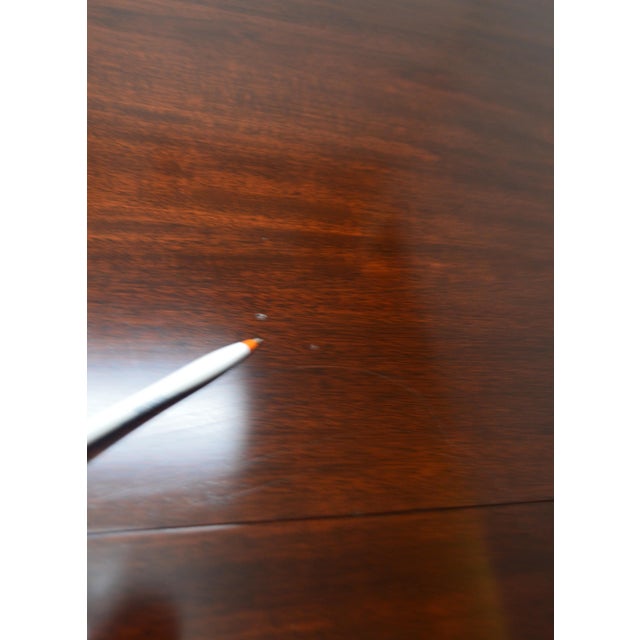 Henkel Harris Mahogany Dining Table For Sale In Philadelphia - Image 6 of 11