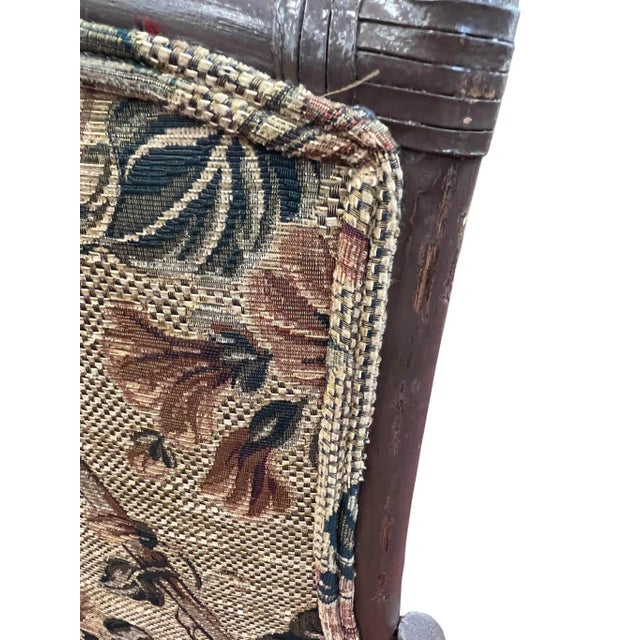 1980s Set of Three Bamboo Side Chairs For Sale - Image 5 of 14